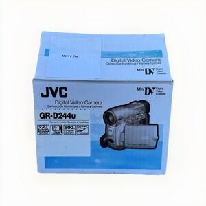JVC GR-D244U Mini-DV Camcorder Video Camera Open Box Battery Charger Cables More
